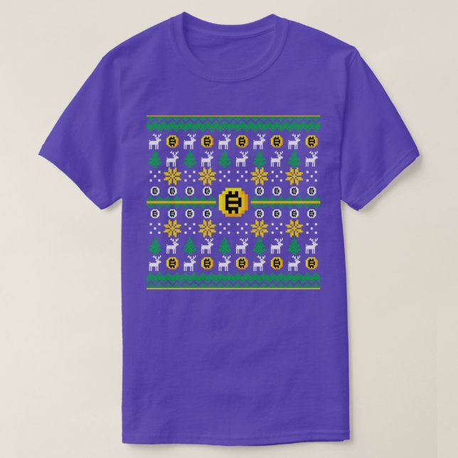 CAMISETA PADRÃO CRYPTO XMAS (Frente do Design)