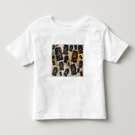Camiseta Padrão da câmera de viagens vintage