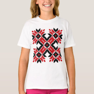 Camiseta Padrão da Europa Oriental, Folk Tradicional, Folcl