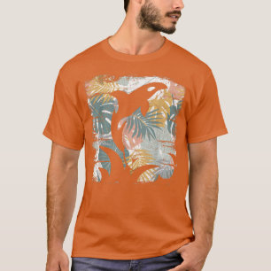 Camiseta Padrão da Natureza Tropical Férias Exóticas de Ver
