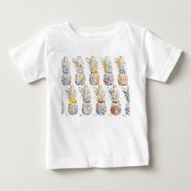 Camiseta Padrão de abacaxi (Frente)
