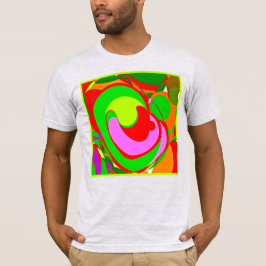 Camiseta Padrão de Abstrato aleatório