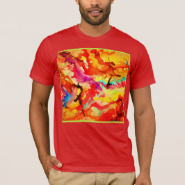 Camiseta Padrão de abstrato Art