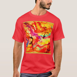 Camiseta Padrão de abstrato Art