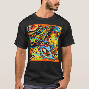 Camiseta Padrão de Abstrato impressionante