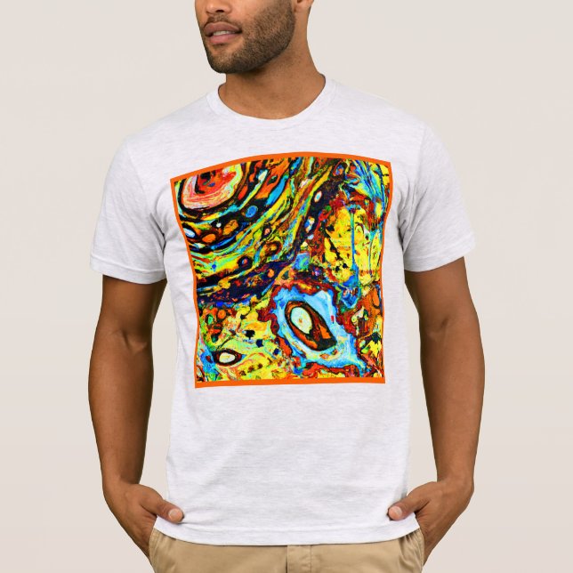 Camiseta Padrão de Abstrato impressionante (Frente)