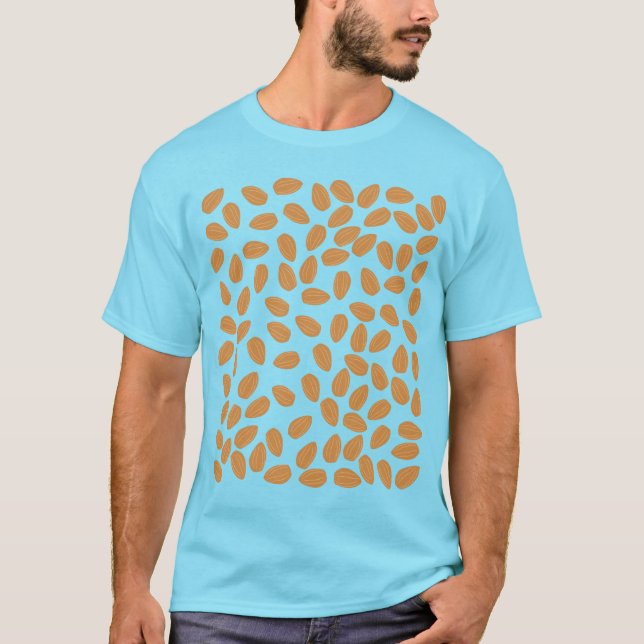 Camiseta Padrão de amêndoa (Frente)