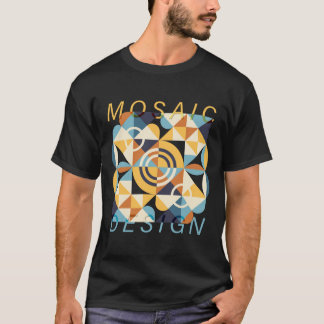 Camiseta Padrão de Arte do Mosaico