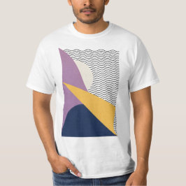 Camiseta Padrão de arte pop dos anos 80