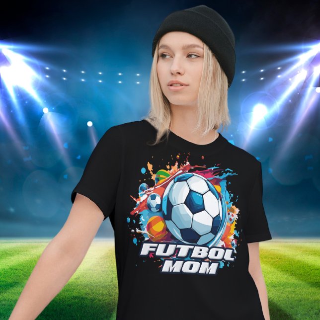 Camiseta Padrão de Bola de Futebol da Mãe futebol (Criador carregado)