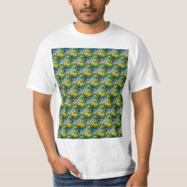 Camiseta Padrão de bolhas verdes