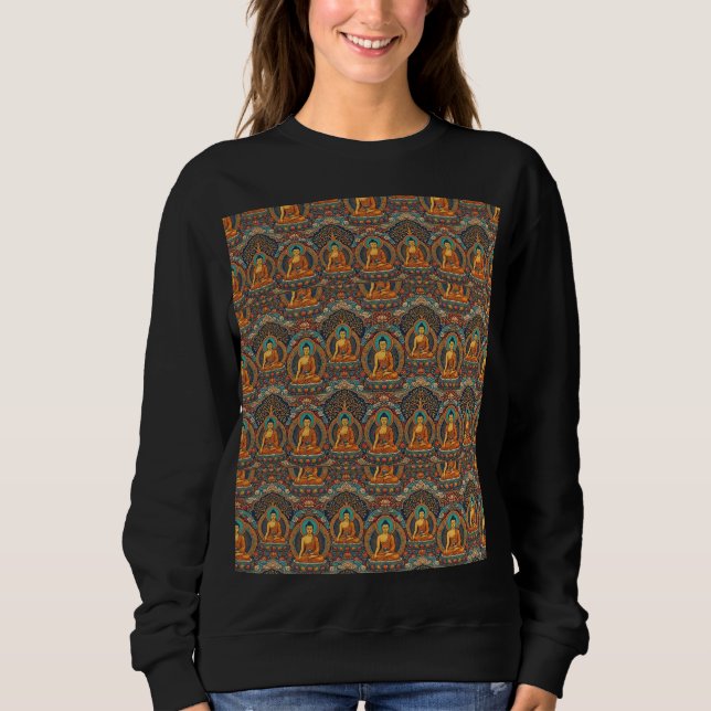 Camiseta Padrão de Buda (Frente)