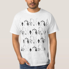 Camiseta Padrão de Bumbuns de Cat