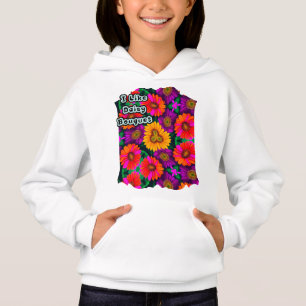 Camiseta Padrão de Buquê de margarida colorida