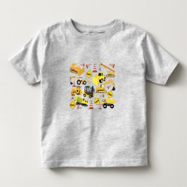 Camiseta Padrão de Caminhões de Construção