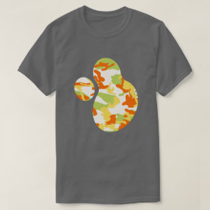 Camiseta Padrão de Camuflagem de Verão Pintura Splat v2