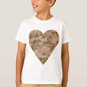 Camiseta Padrão de Camuflagem do Deserto, Padrão Militar, E