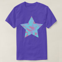 Padrão de Camuflagem Pastel Legal Estrela
