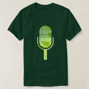 Camiseta Padrão de Camuflagem SpringTime Mic Vintage