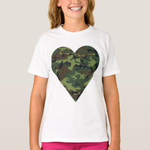 Camiseta Padrão de Camuflagem Verde, Padrão Militar, Exérci