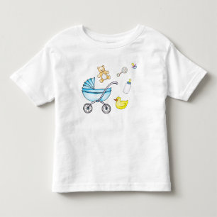 Camiseta Padrão de chá de fraldas cúmulo