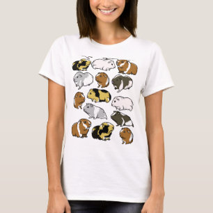 Camiseta Padrão de cobaias