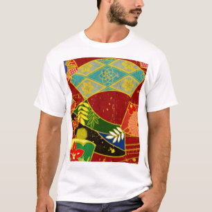 Camiseta Padrão de cor abstrato 4