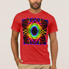Camiseta Padrão de cor dinâmica