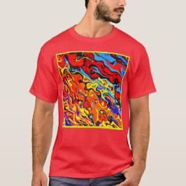 Camiseta Padrão de Cor Negrito