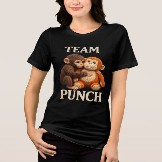 Camiseta Padrão de Crochê do Soco de Macaco Bebê Fofo Amigu