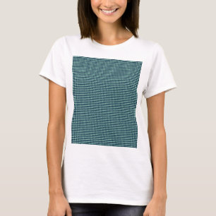 Camiseta Padrão de diamante repetido em azul marinheiro e m