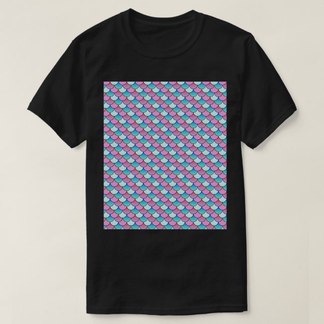 Camiseta Padrão de Escala (Frente do Design)