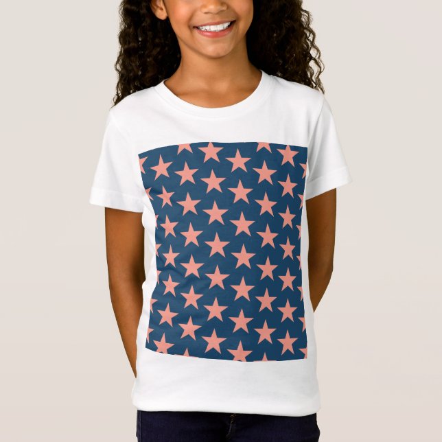 Camiseta Padrão de Estrelas 3 (Frente)