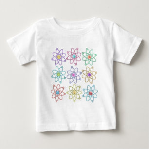 Camiseta Padrão de Estrutura Atômica Ciência