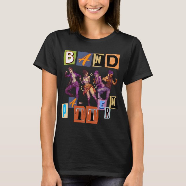 Camiseta Padrão de Faixa (Frente)