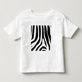 Camiseta Padrão de faixas de impressão zebra