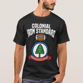 CAMISETA PADRÃO DE FERRO COLONIAL - FUTEBOL DE NEW ENGLAND