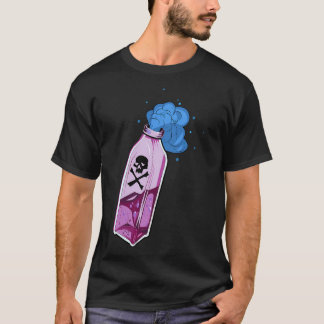 Camiseta padrão de flor de coração