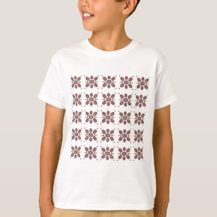 Camiseta Padrão de Flor Mandala