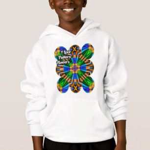 Camiseta Padrão de Flores de Abstrato exclusivo