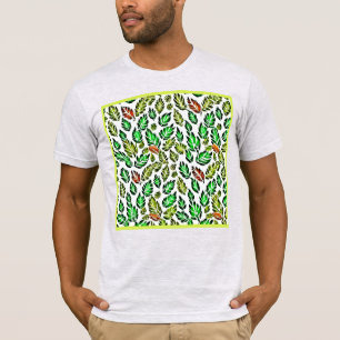 Camiseta Padrão de Folgas de Cores Válidas