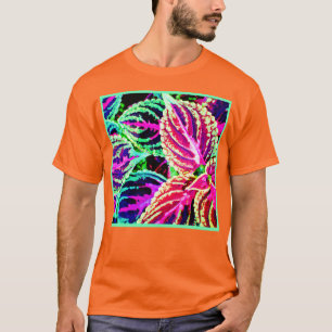 Camiseta Padrão de Folgas de Elegância Coloridas