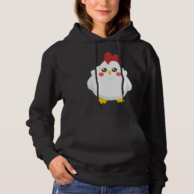 Camiseta padrão de frango (Frente)