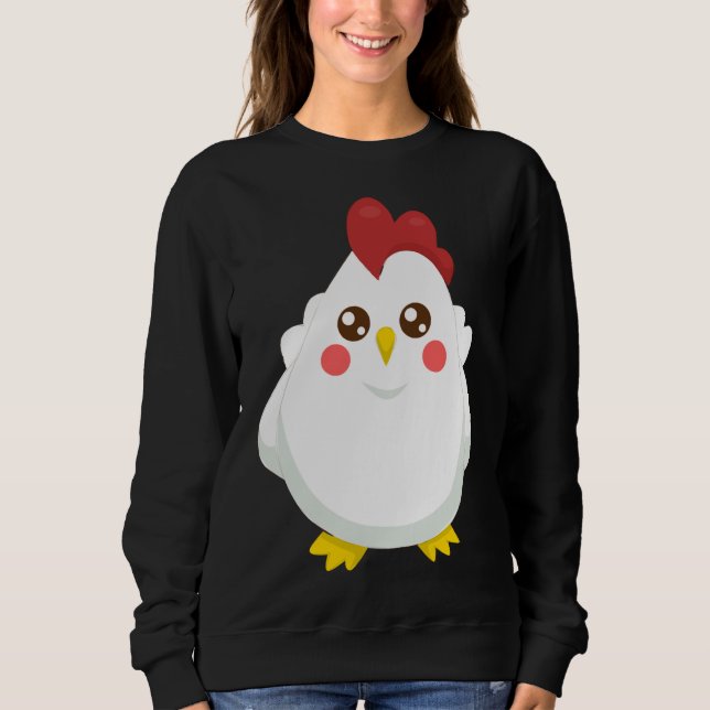 Camiseta padrão de frango (Frente)