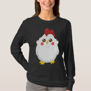 Camiseta padrão de frango