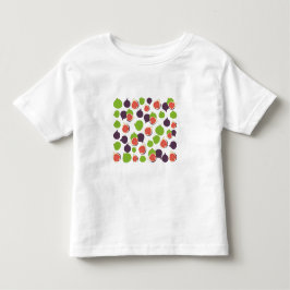 Camiseta Padrão de Fruta de Verão da Fig Mediterrânica