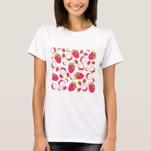 Camiseta Padrão de Fruta do dragão