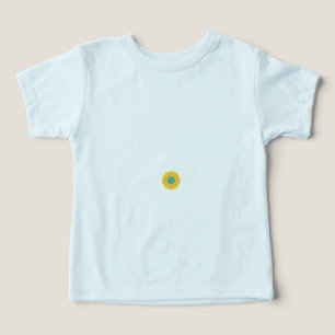 Camiseta Padrão de girassol   Vibrant Summer Floral Design