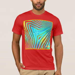 Camiseta Padrão de Intermitência de Cores