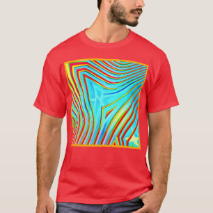 Camiseta Padrão de Intermitência de Cores